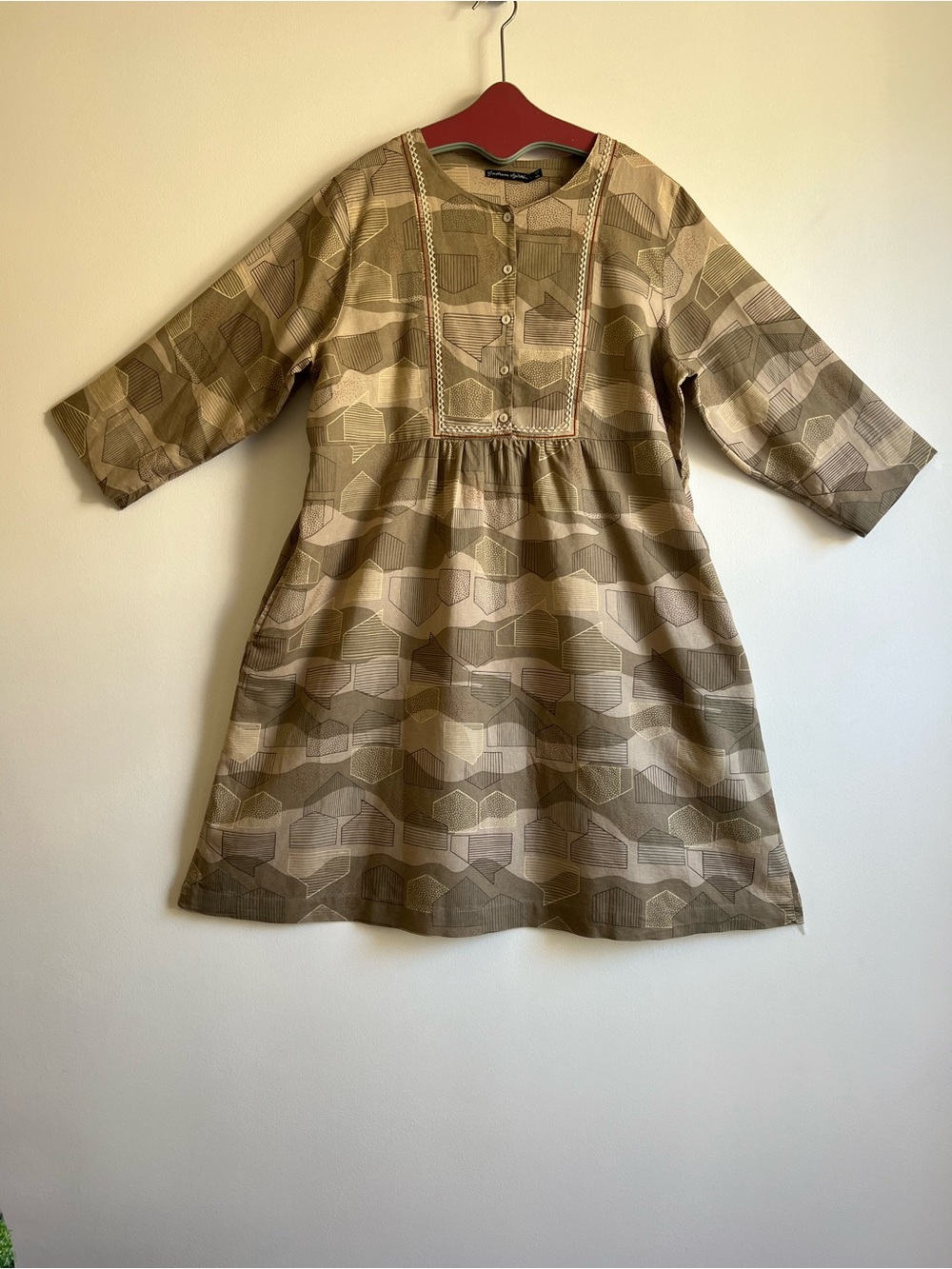 Gudrun Sjoden Alaska Woven Dress in Organic Cotton/Linen - Picture 3 of 16